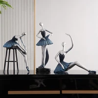 resin ballet girl figurines miniatures home decoration accessories aesthetic room decor desk accessories figurines for interior