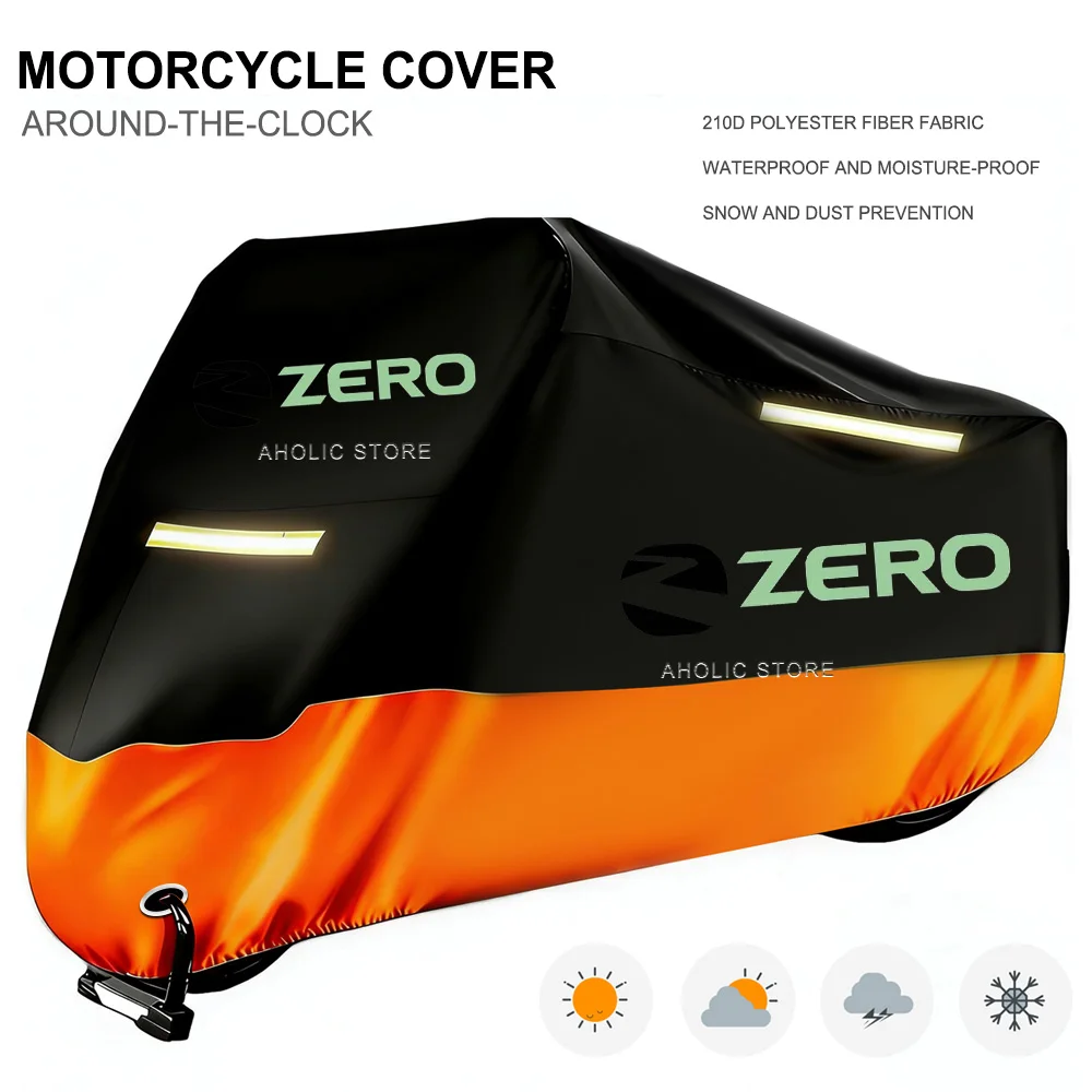 Фото Чехол для мотоцикла ZERO zero dsr x dsrx, 210D Оксфорд, водонепроницаемый, для улицы и дома, пыленепроницаемый, с защитой от снега и УФ-излучения №1