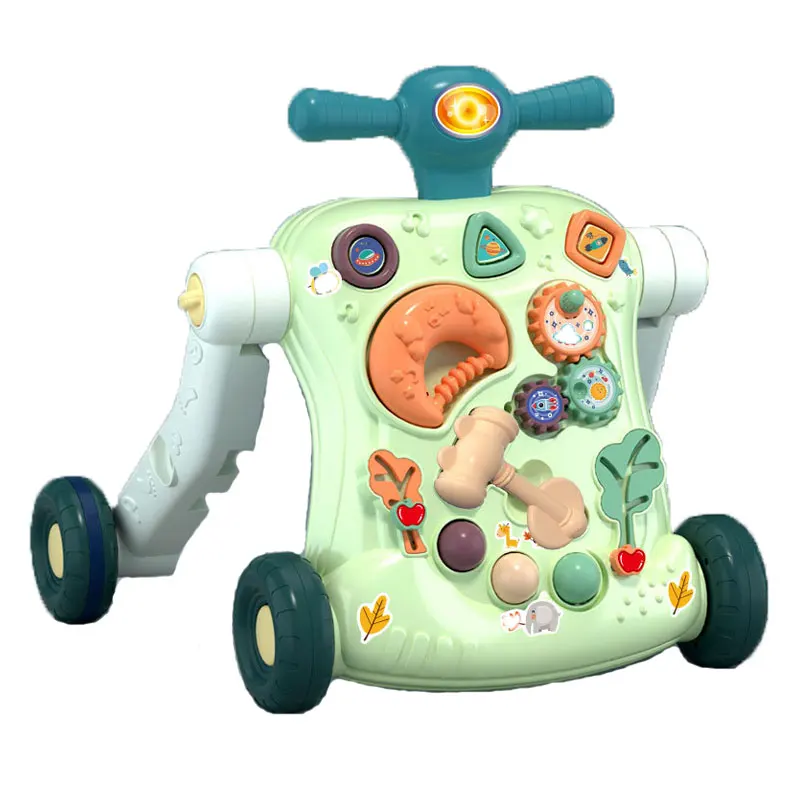 

4in1 Baby Scooter Anti-Rollover Walkers for Kids Cheap Wheel Baby Walker With Wheel Music Children's Quadricycle Baby Kickboard