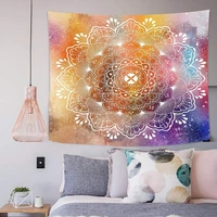 colorful lotus flower tapestry psychedelic colours modern art tapestries living bedroom room decor wall hanging blanket