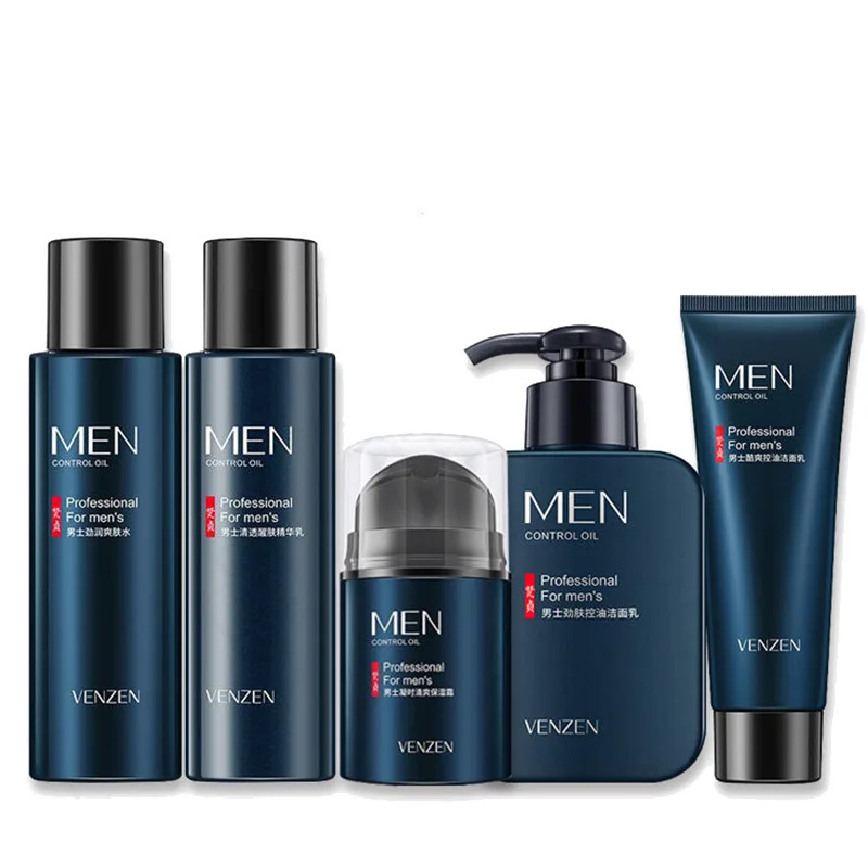

Health & Beauty VENZEN Men's Essentials Facial Cleaning Skin Care Moisturizing Face Cream Toner Cleanser Skin Care Combination