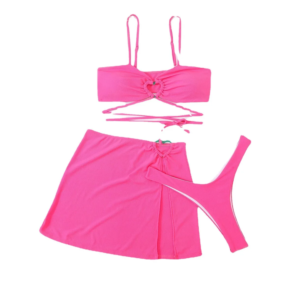 Рисунок 5 - 2023 сексуальный однотонный комплект бикини