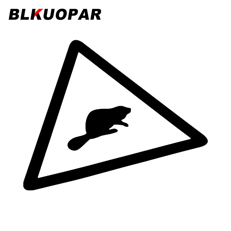 

BLKUOPAR Предупреждение ющие знаки, стикер для автомобиля, мультяшная графика, наклейка на бампер, окна, багажник, мотоцикл, лобовое стекло, авто...