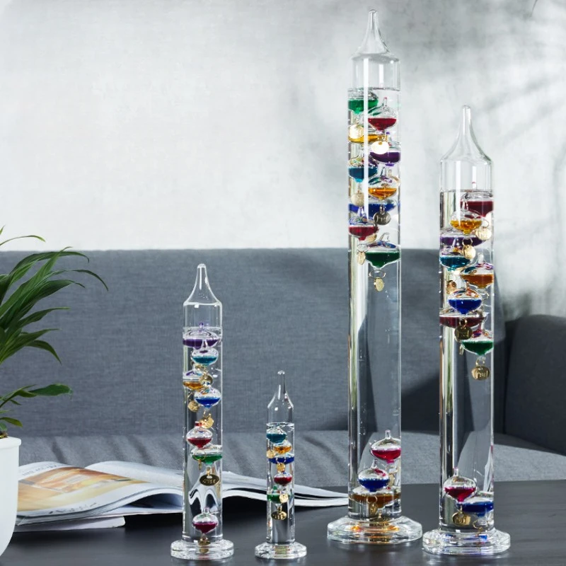 

Galileo Colorful Ball Thermometer Office Decoration Living Room Wine Cabinet Decoration Creative Home Decoration Birthday Gift