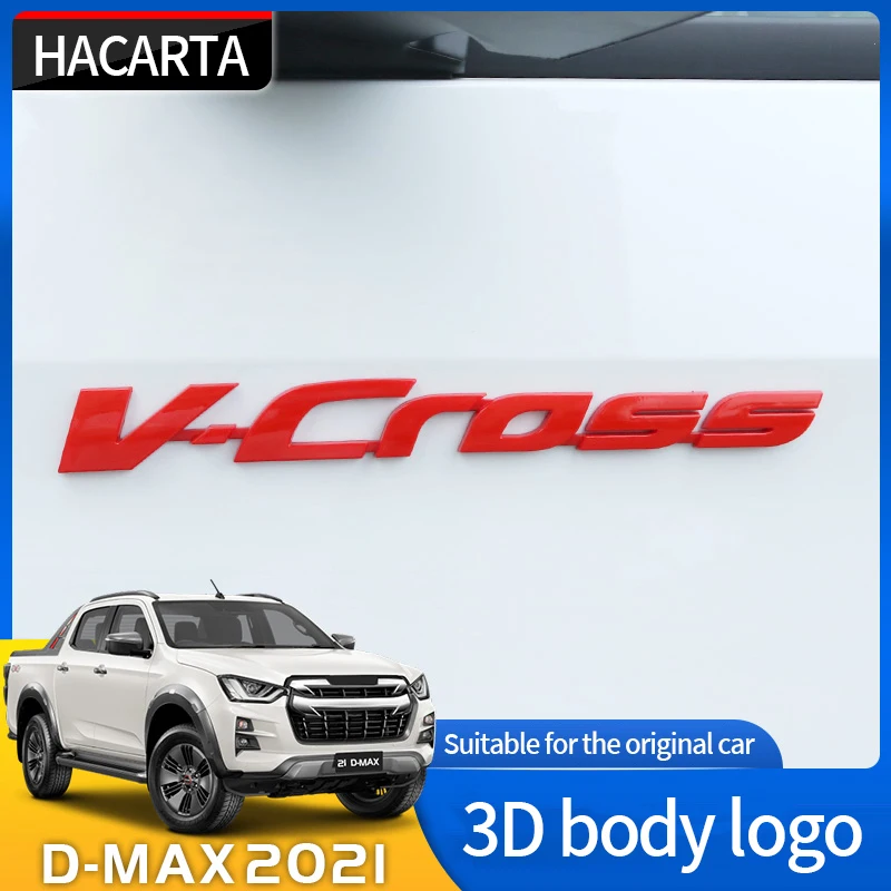 Для Isuzu DMAX 2021 Модифицированная наклейка с буквами D-MAX четырехколесный привод