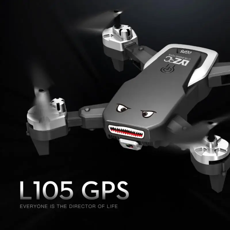 

GPS 4K HD камера L105 Дрон Wifi 25 мин Время полета стандартное расстояние 1 км складные профессиональные дроны на радиоуправлении