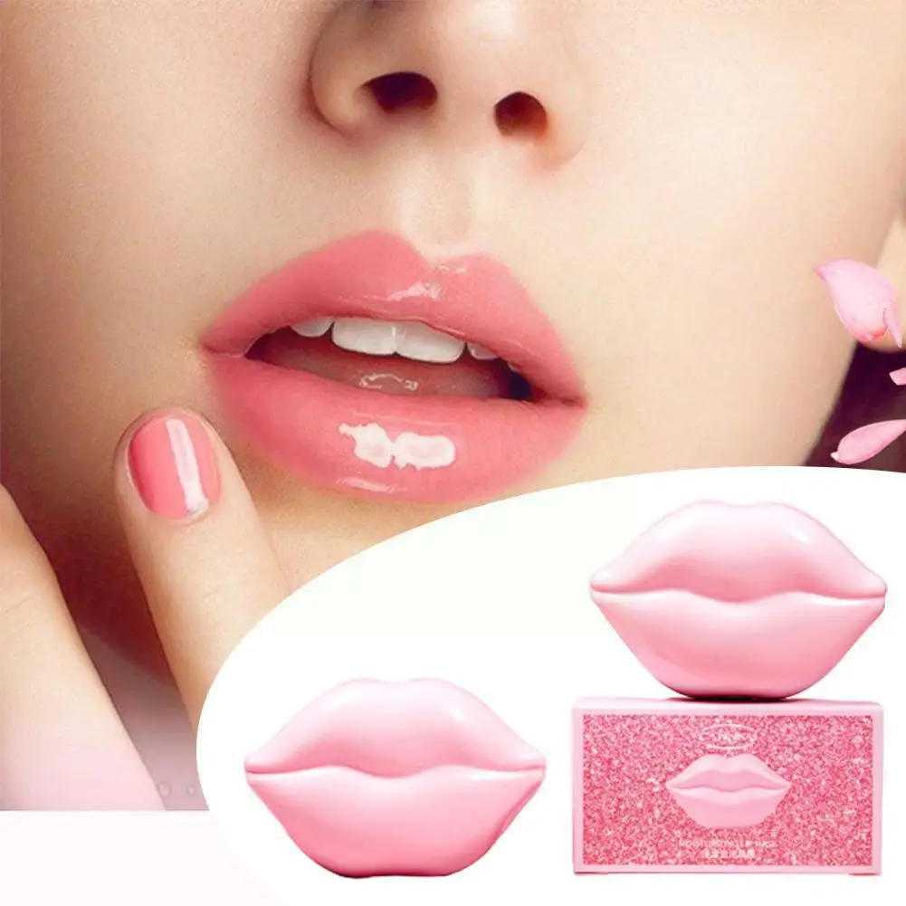 

Lip Plumper Crystal Collagen Lip Pads Anti Ageing Essence Gel Lips Lip S Moisture Care Patch T2y6