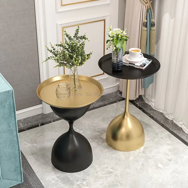 

журнальный столик Metal Wrought Iron Coffee Tables Round Side Table Low Tables Living room Coffee Table Bedroom Bedside Table