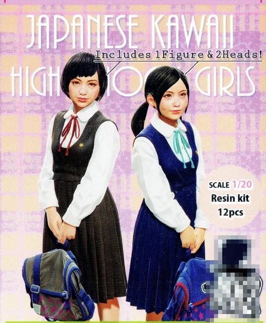 

Resin Figure Unpainted Model kit GK 1/20 Japanese Schoolgirl Ver.2 GK Beautiful Girl Unpainted Garage Kit Anime