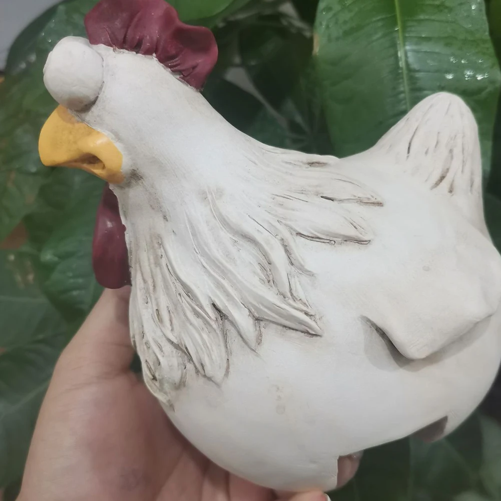 Забавные статуи курицы декоративные на ферме и дворе художественное ремесло