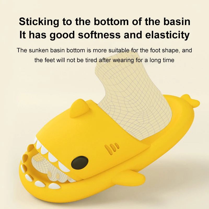 

Adult Couple Shark Slippers Summer Designed Indoor Outdoor Funny Slipper Home Cute Cartoon Sandals Flip Floor