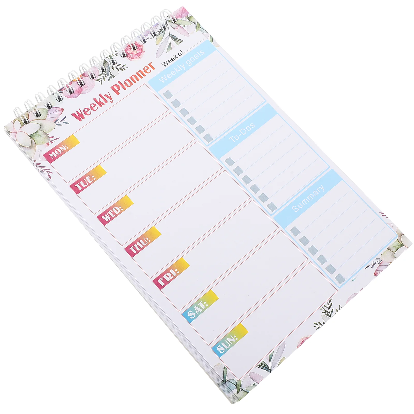 

Memo Pad Daily Desk Notepad Spiral Work Schedule Planner Notebook Planning Pads