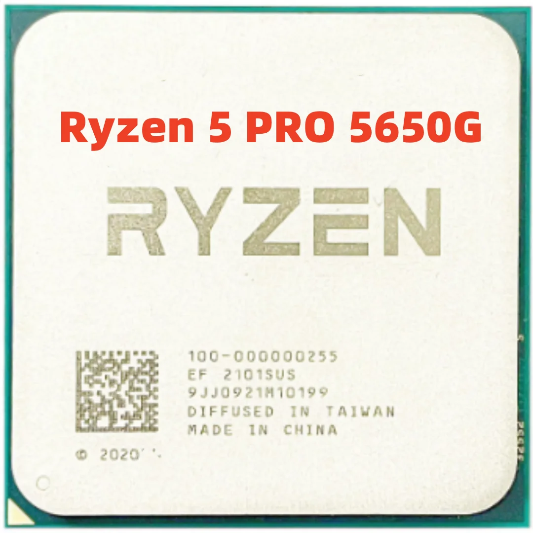 Б/у Ryzen 5 PRO 5650G R5 3 9 ГГц 6-ядерный 12-поточный 100- 000000255 Розетка АМ4