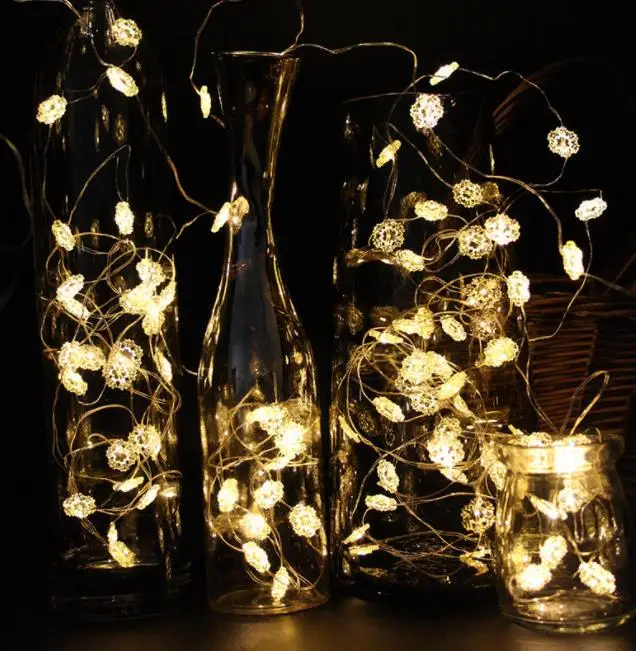 

LED lamp string star copper wire lamp ins room decoration lamp color lamp