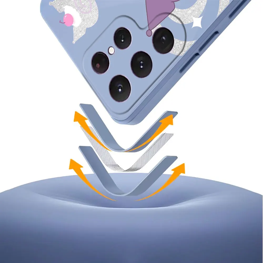 Чехол для телефона с рисунком Куроми Cinnamoroll Samsung Galaxy S25 S24 Ultra S23 S22 Plus S21 S20 FE S9 S25Ultra