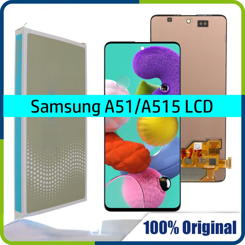 

Дисплей для смартфона Samsung A51, AMOLED, с рамкой/без рамки
