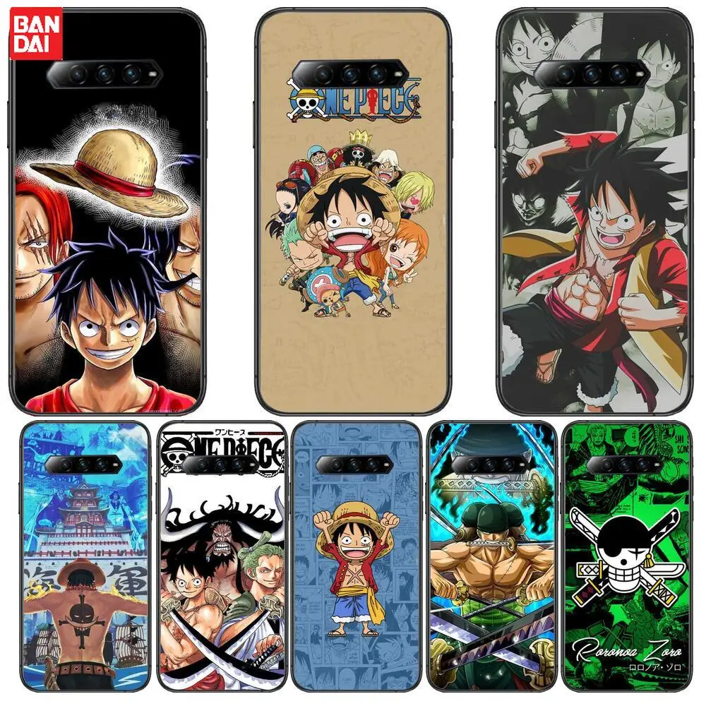 

Straw hat Luffy One Piece Phone Case For xiaomi redmi Black Shark 4 Pro 2 3 3s Cases Helo Black Cover Silicone Back Prett mini c