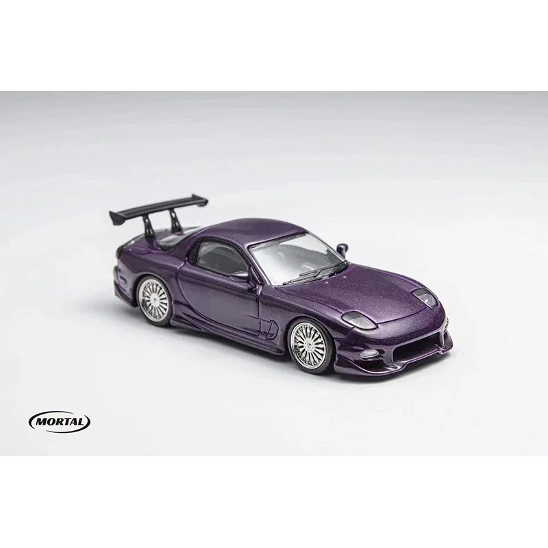 Коллекционные миниатюрные игрушки модель автомобиля RX7 FD3S Фортуна FNF DOM'S 1:64