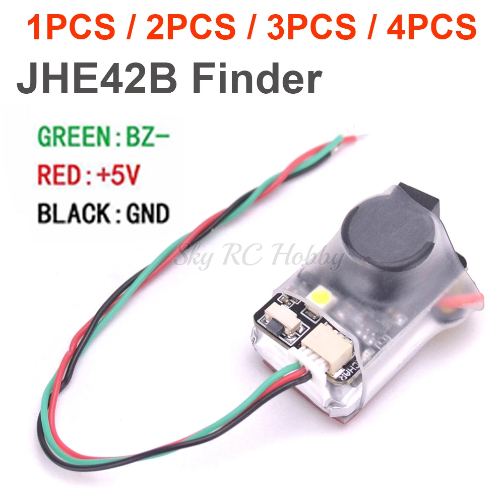 

Новый искатель JHE42B, 5 В, супер фотометрический трекер 110 дБ светодиодный ным зуммером, сигнализация для многовинтового FPV гоночного дрона, Ко...