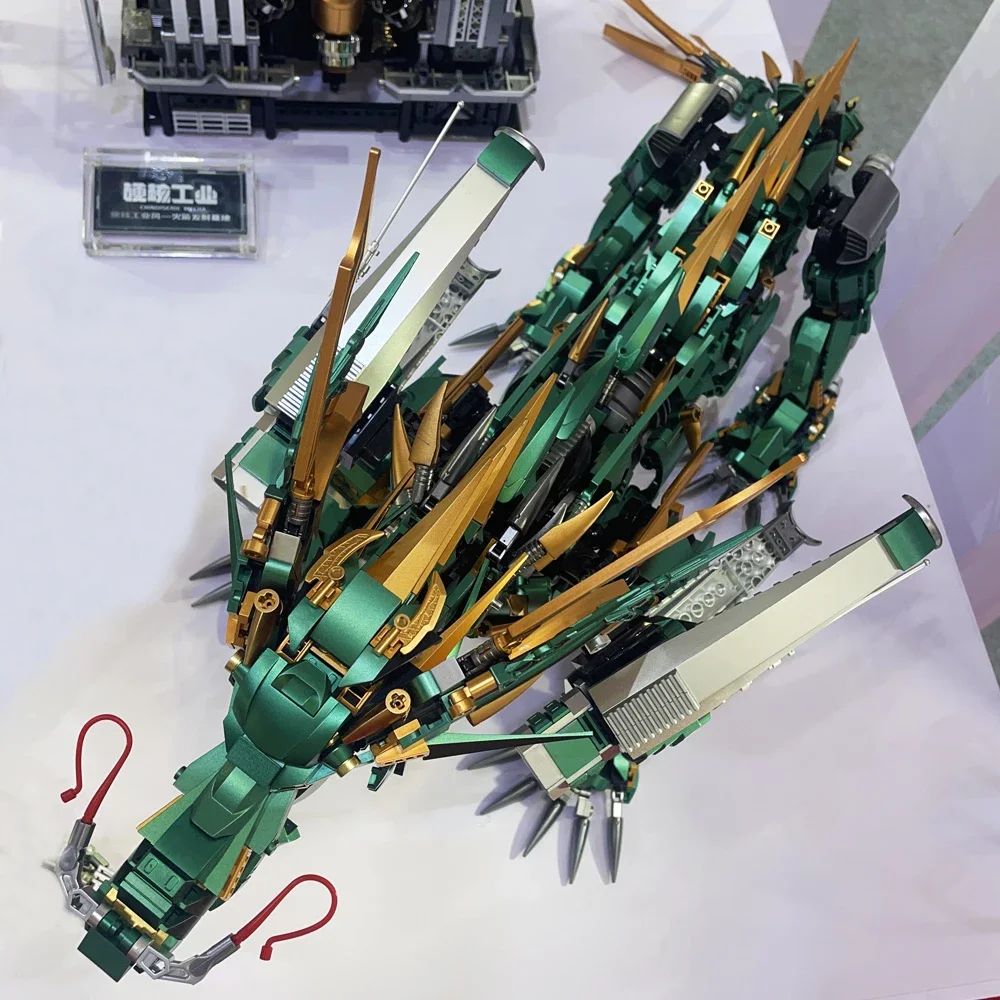 Серия Ideas механический дракон строительный блок креативный эксперт мифический