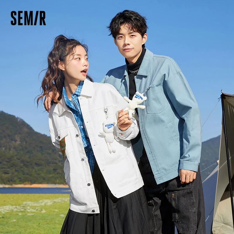 Куртка Semir Мужская в шахматную клетку свободная и удобная на осень весну