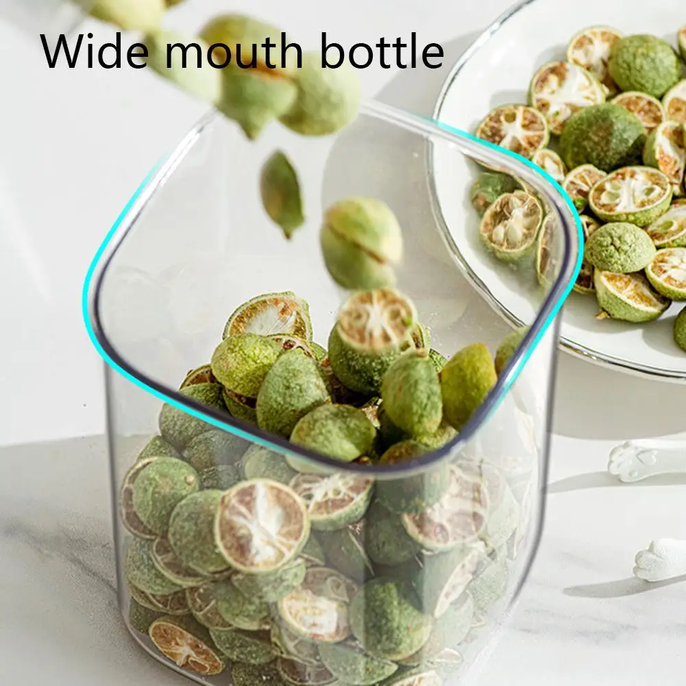 Vacuum Food Storage Box Plastic Sealed Fresh-Keeping Grains Coffee Beans Transparent Container Kitchen Jars