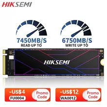 HIKSEMI SSD 2TB 1TB 512GB SSD M2 NVMe PCIe 4.0 X4 M.2 2280 NVMe Drive Internal Solid State Disk for PS5 Desktop Free shipping