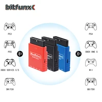 bitfunx blueretro multiplayer wireless controller adapter for ps2 ps1 compatible with ps5 ps4 switch xbox one 8 bitdo controller