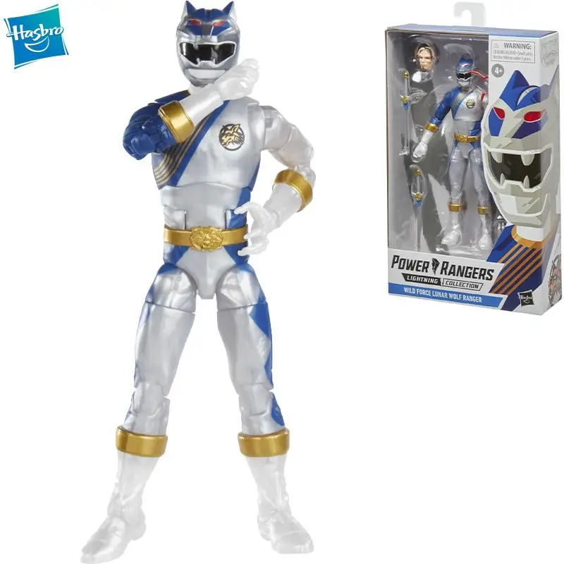 Power Rangers Hasbro Lightning Collection Wild Force Lunar Wolf Ranger 6-Inch Premium Collectible 6 Inch Action Figure Toy F4506