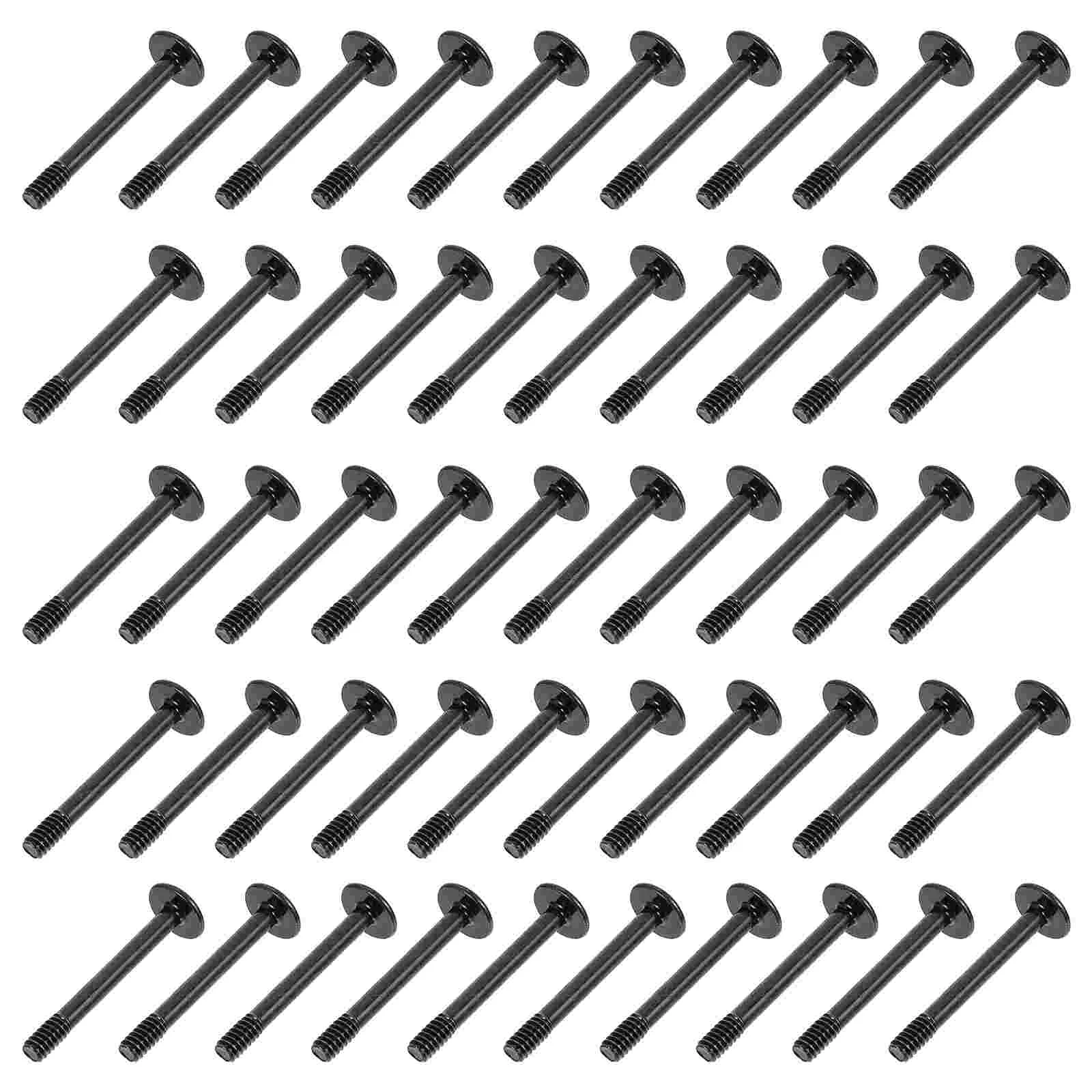 

50pcs PC Case Cooling Cooler Fan Mount Screws Anti Noise Reducing Vibration Long Screws for PC Case Fan or CPU Fan 30mm