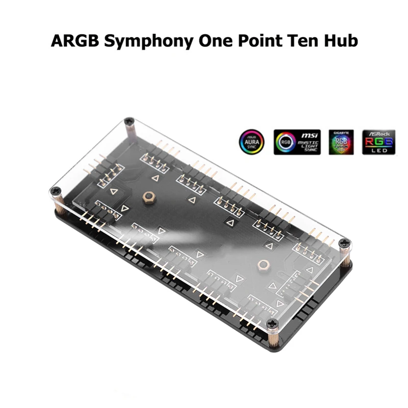 5V 3PIN/12V 4Pin ARGB удлинитель сплиттер адаптер электронный компьютер Удлинительный