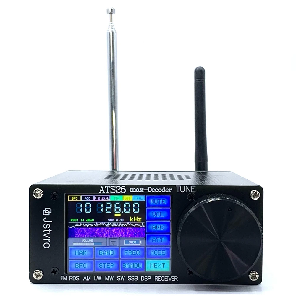 SI4732 ATS-25 Макс-декодер радиоприемник версия 4 16 добавляет CW RTty функция