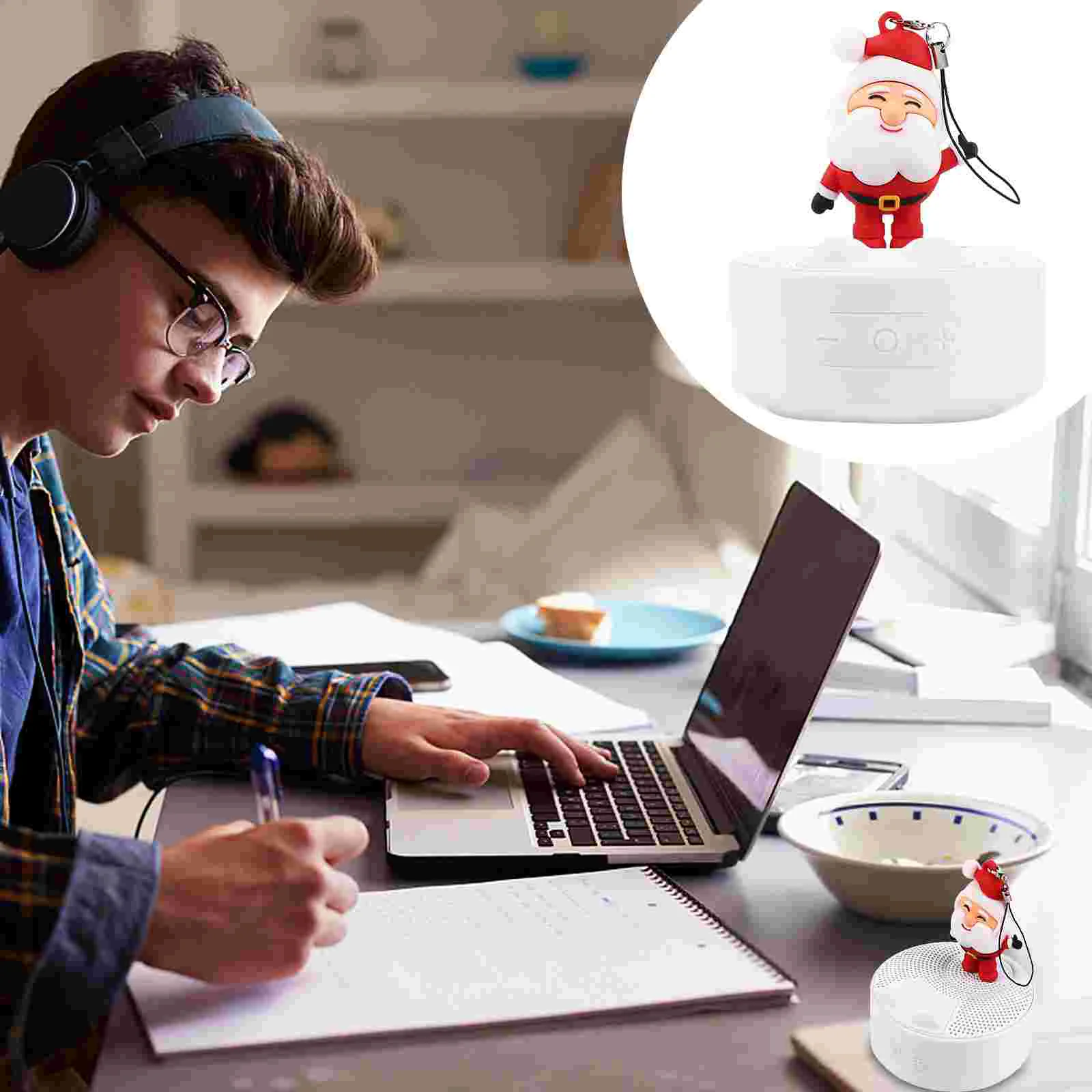 

1 Pc Mini Cartoon Wireless Sound Box Adorable with Rack