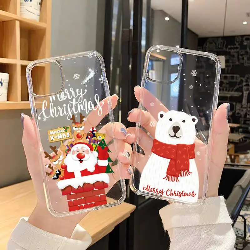 

Phone Case For iphone 13 14 12 11 8 7 plus mini x xs xr pro max Transparent