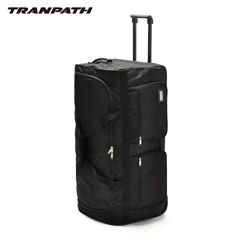 Ультралегкая нейлоновая Дорожная сумка на колесиках Мягкий тканевый Дорожный