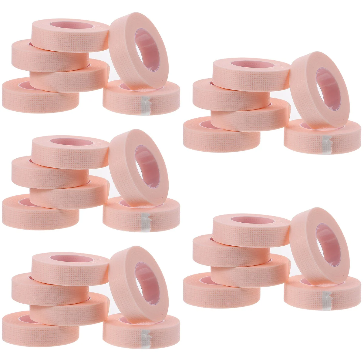 

30 Pcs Breathable Salon Tape Roll Beauty Non-woven Fabric Self Adhesive Lash Tape Eyelash Tapes Eyelashes Stickers