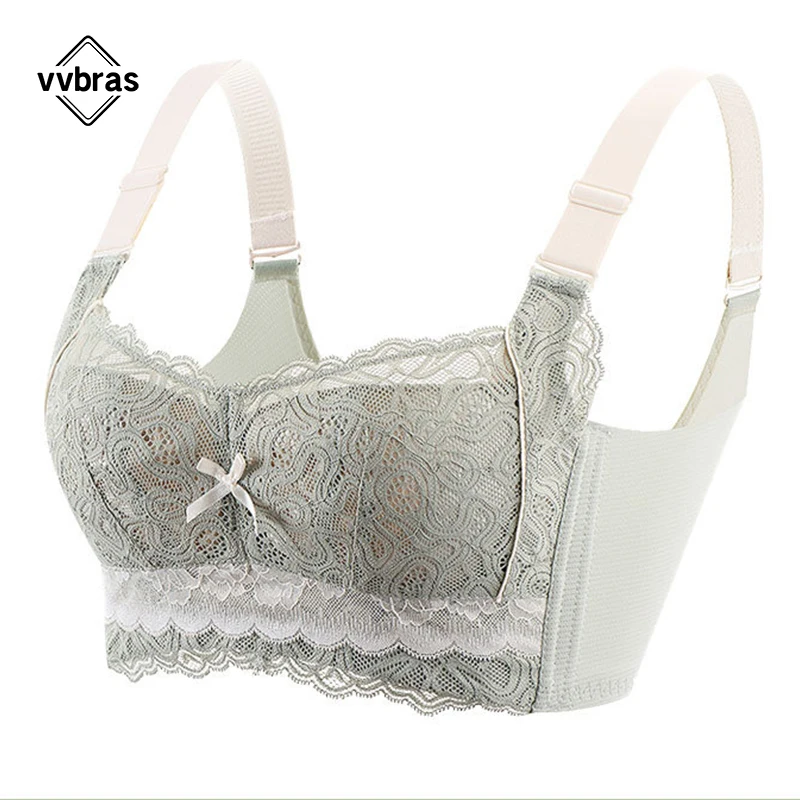 vvbras Sexy Femme Vest Deep V Bras Women Underwear Lingerie Top Emulsion Padded Push Up Brassiere Lace Gather Bra For Women