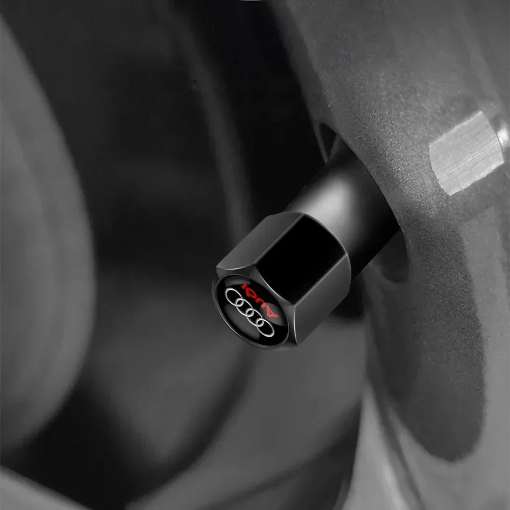 3D металлические колпачки воздушных клапанов для автомобильных колес с отверткой