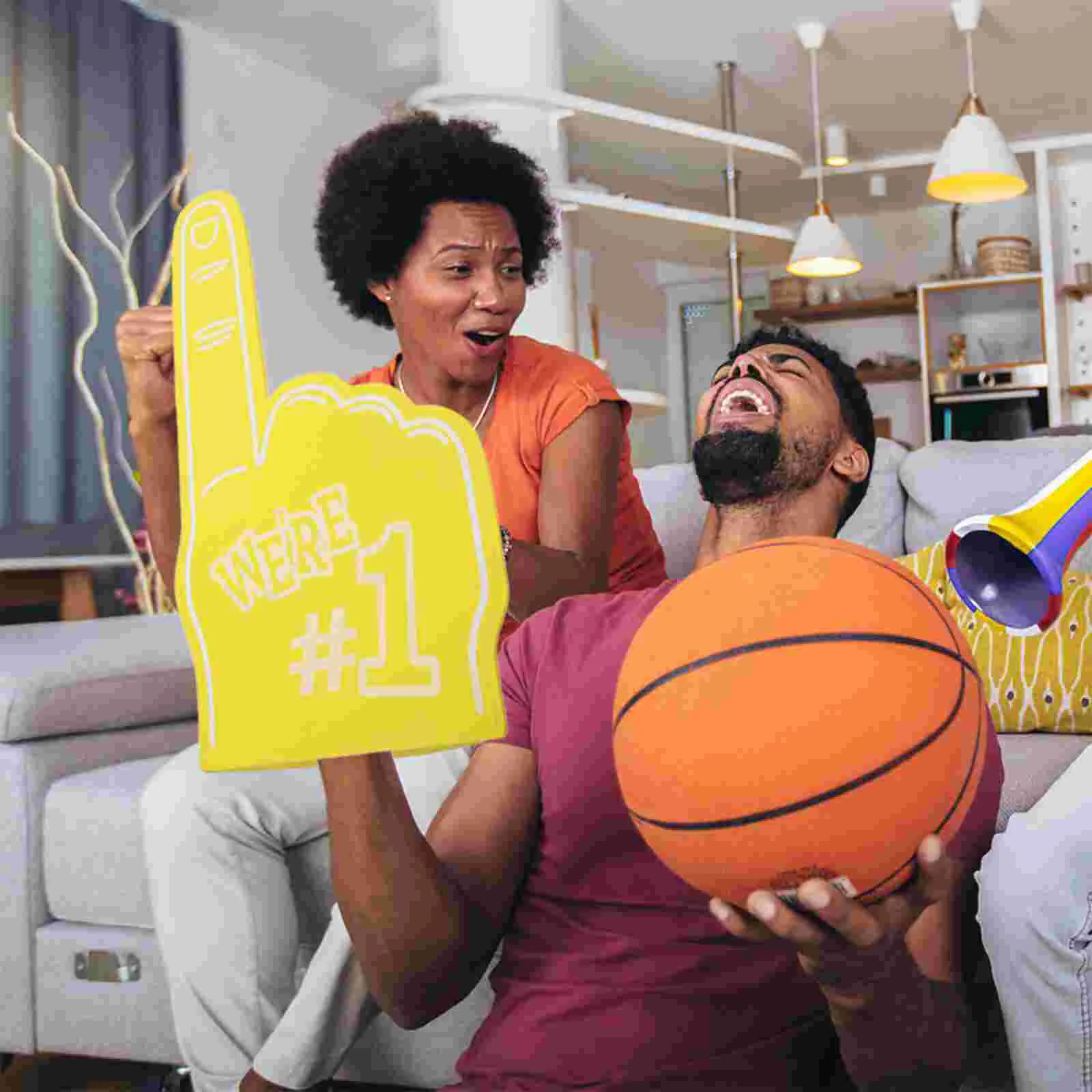 

3Pcs Giant Foam Finger Cheerleading Foam Hand Vibrant Foam Hand Prop for Sports Events Games