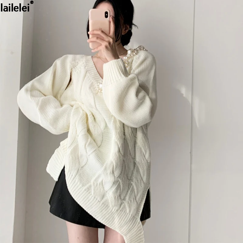 

Pearl Embellished Sweater