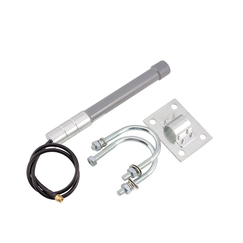 Outdoor 2.4G FRP Antenna 9dBi Bluetooth Signal Booster SMA Male Waterproof Omni Antenna Amplifier for Data Acquisition 0.5 Meter