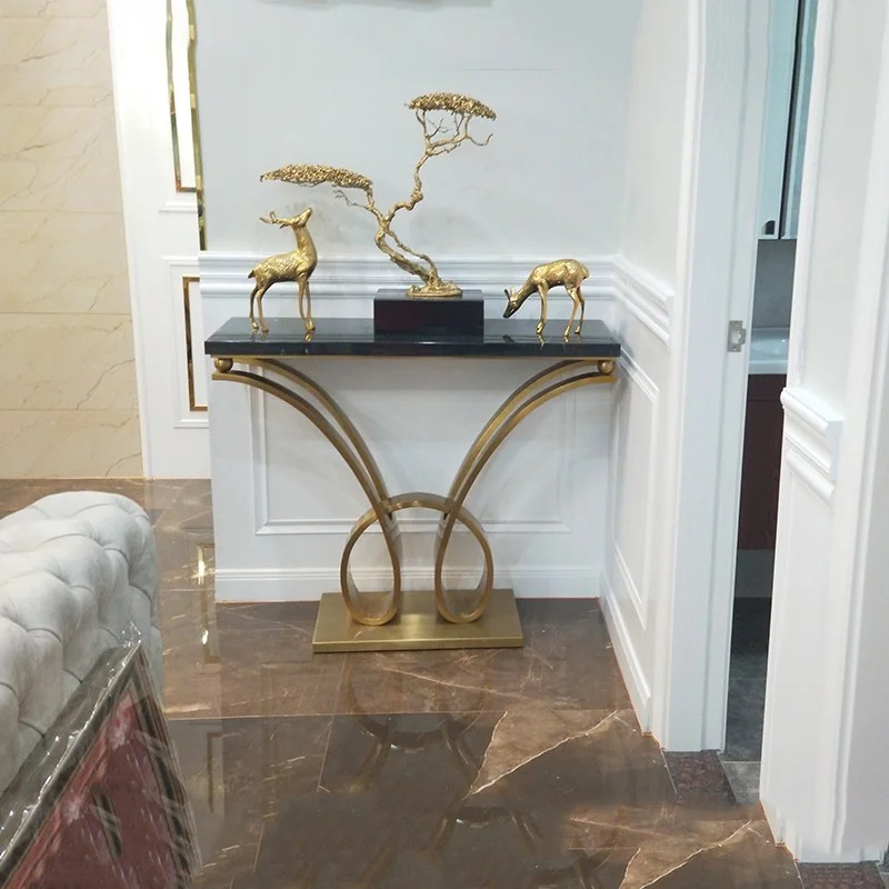 

Modern Luxury Coffee Table Auxiliary Hospitality Balcony Marble Coffee Table Hallway Simple Muebles Para El Hogar Home Furniture