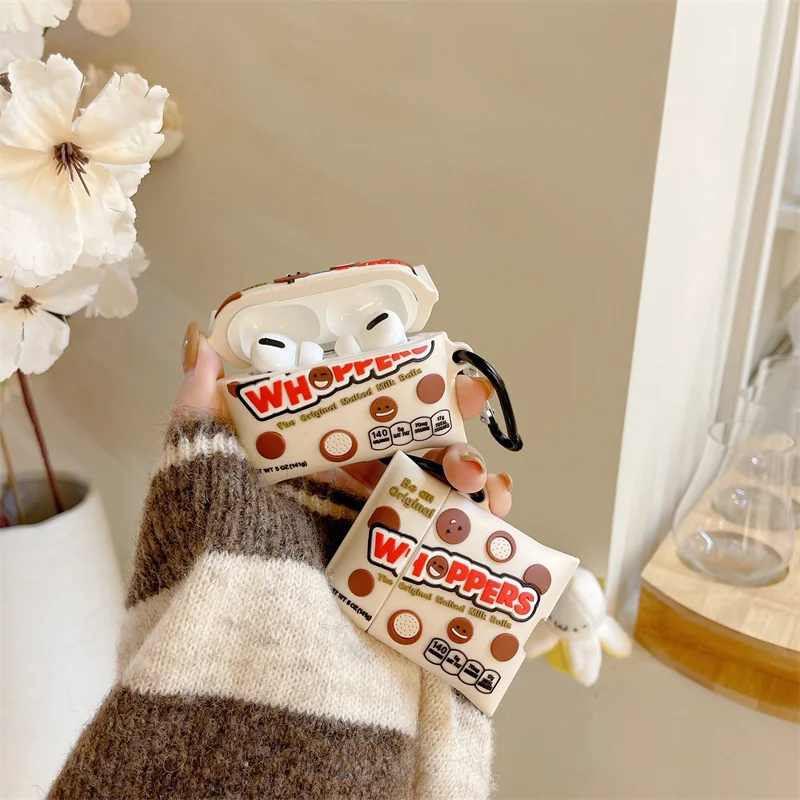 

3D чехол для наушников с шоколадным шариком для Airpods Pro 1 2 3, беспроводной защитный чехол для наушников Airpods 3 2 1 Pro, чехол для зарядки