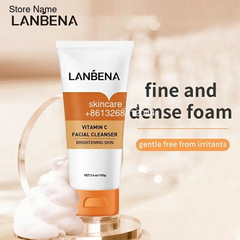 

Средство для очистки лица LANBENA с витамином C, коллаген, средство для отбеливания и увлажнения кожи, средство для ухода за кожей, 100 г
