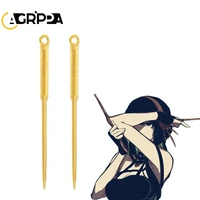 agrippa anime spy x family yor forger cosplay weapons yor briar thorn princess cos props golden color needles party accessories