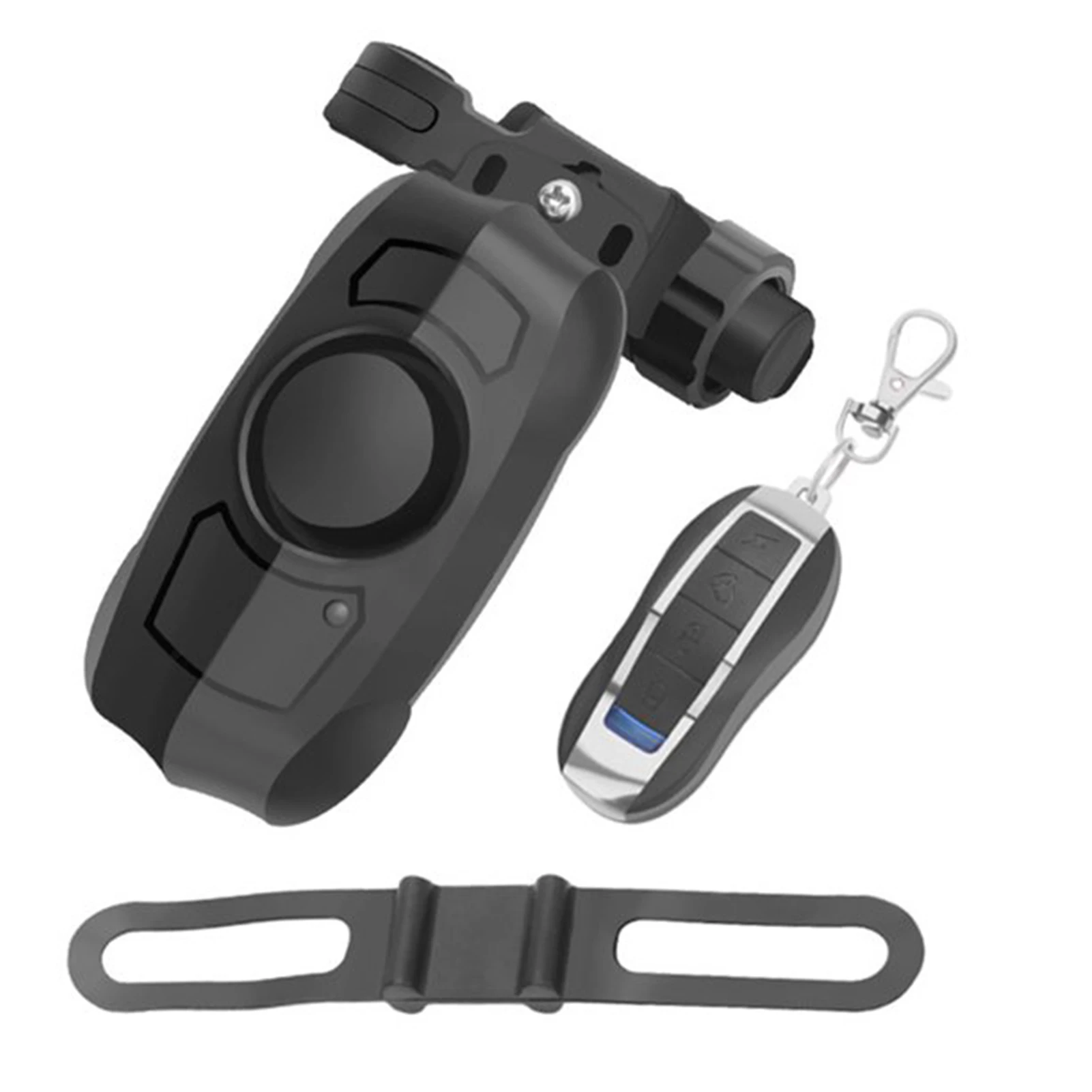 

Remote Control Cycling Horn Bicycle Burglar Alarm Adjustable Mount Base Security Lock Motorcycle Multifunctional USB Charging