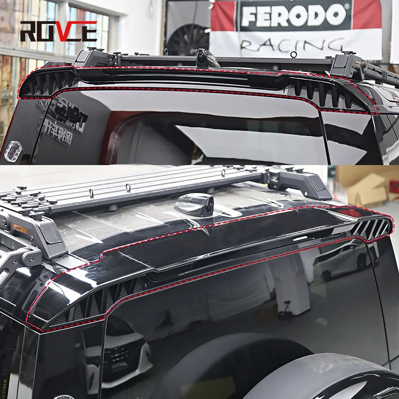 Спойлер на крышу ROVCE задний спойлер багажника крыло для Land Rover Defender L663 90/110 2020-2024