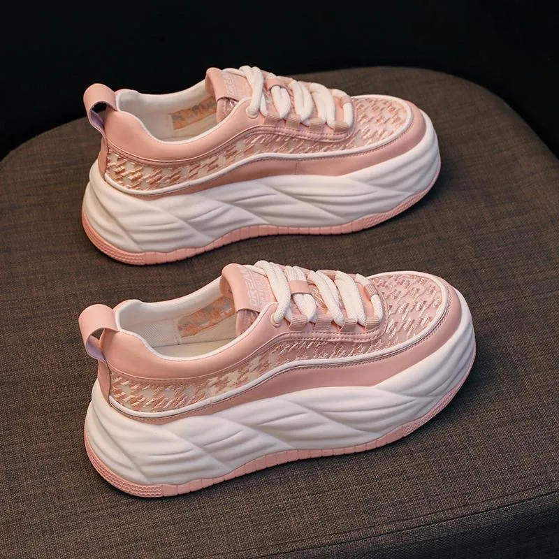 Summer New Breathable Mesh Women's Shoes 2023 Outdoor Leisure Thick-Soled Sports Sandals All-Match Cool Breathable Women's Shoes