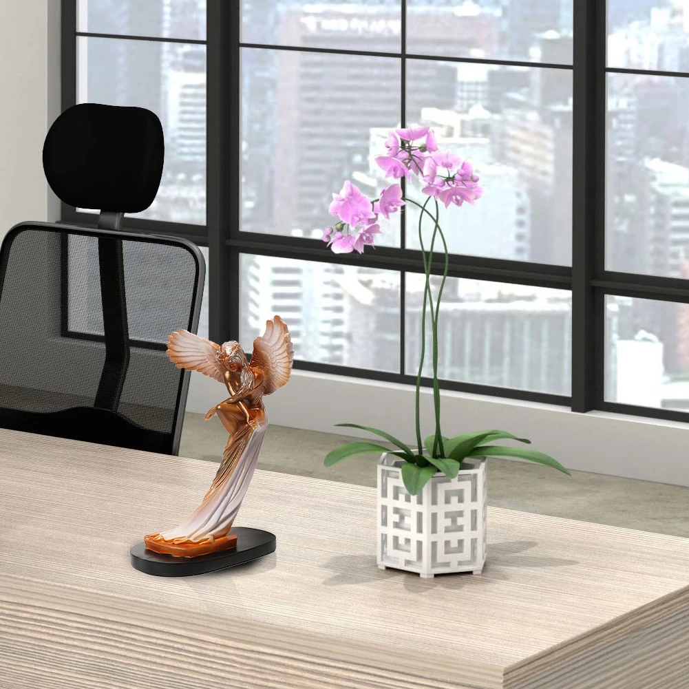 

Полимерная скульптура «купон ангел», Декор для дома, книжный шкаф, художественное оформление спальни, имитация подарков, настольные поделк...