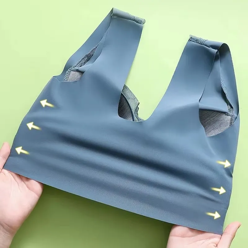 Бюстгальтер женский кружевной без косточек с эффектом пуш-ап